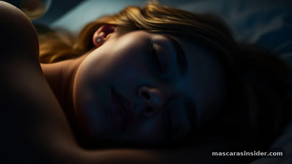 can you sleep with mascara on