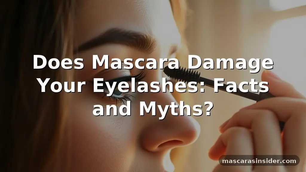 does mascara damage your eyelashes