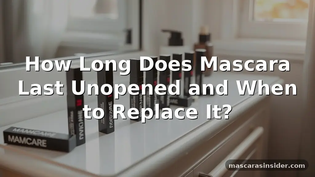 how long does mascara last unopened