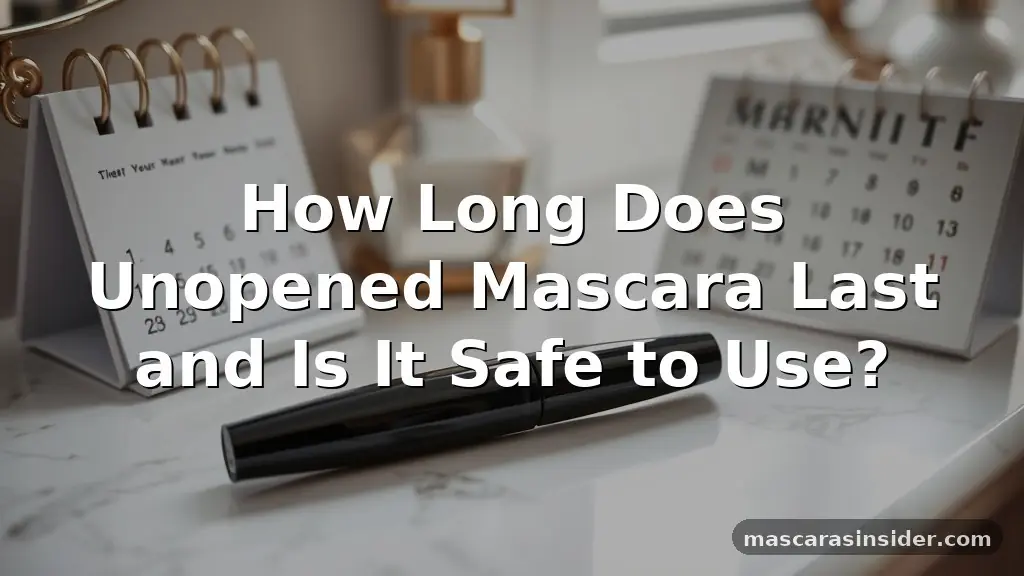 how long does unopened mascara last