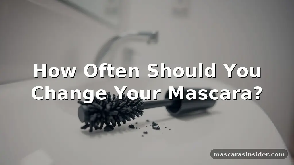 how often should you change your mascara