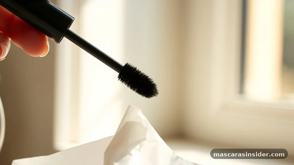 how to apply mascara without clumping