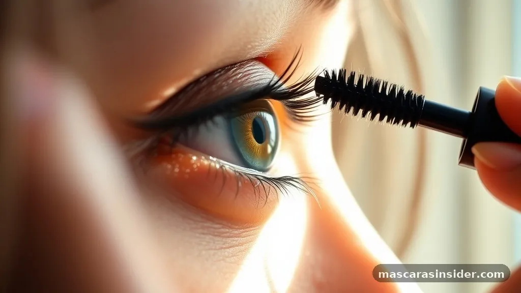 how to apply tubing mascara