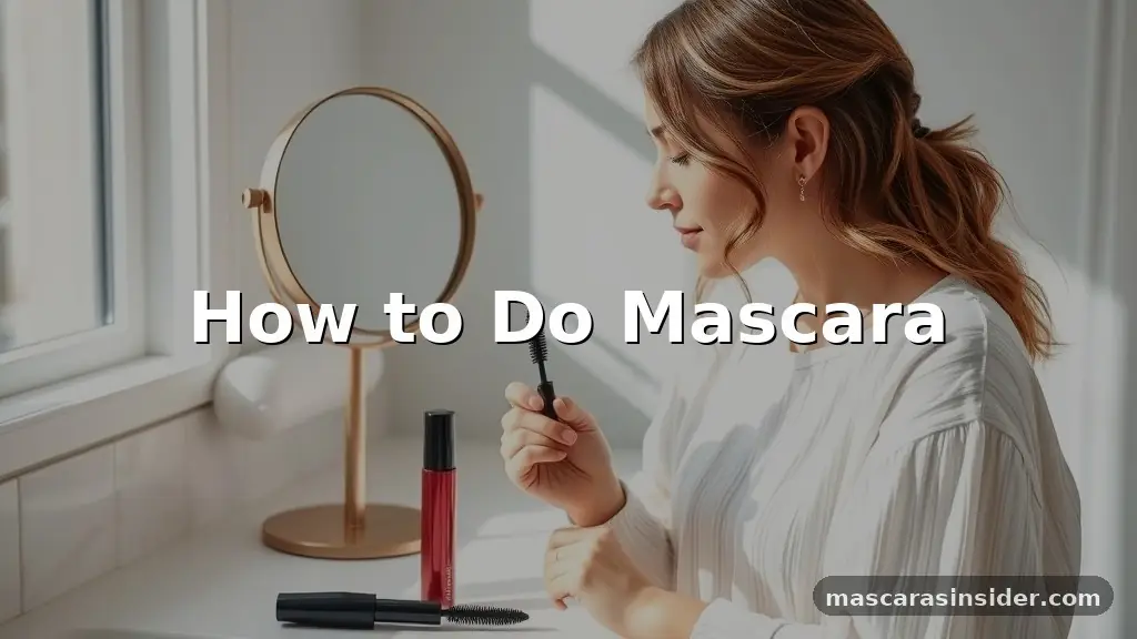 how to do mascara