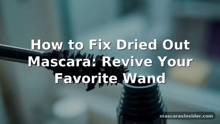 how to fix dried out mascara