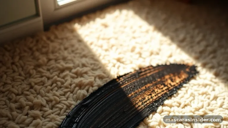 how to get mascara out of carpet