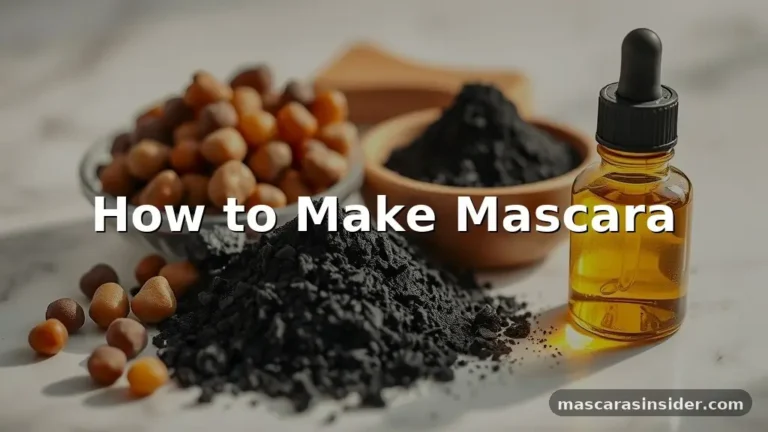 how to make mascara