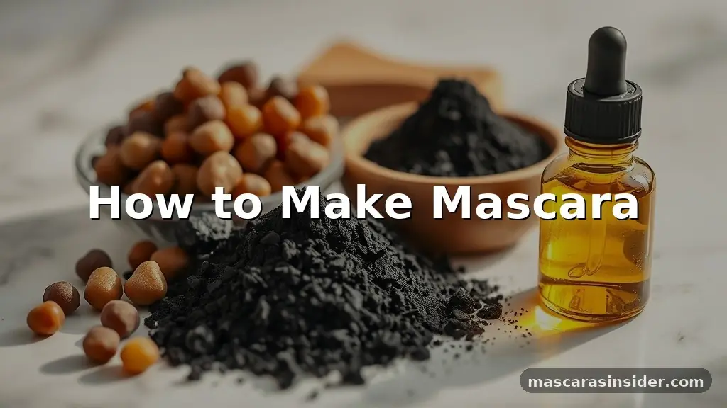 how to make mascara