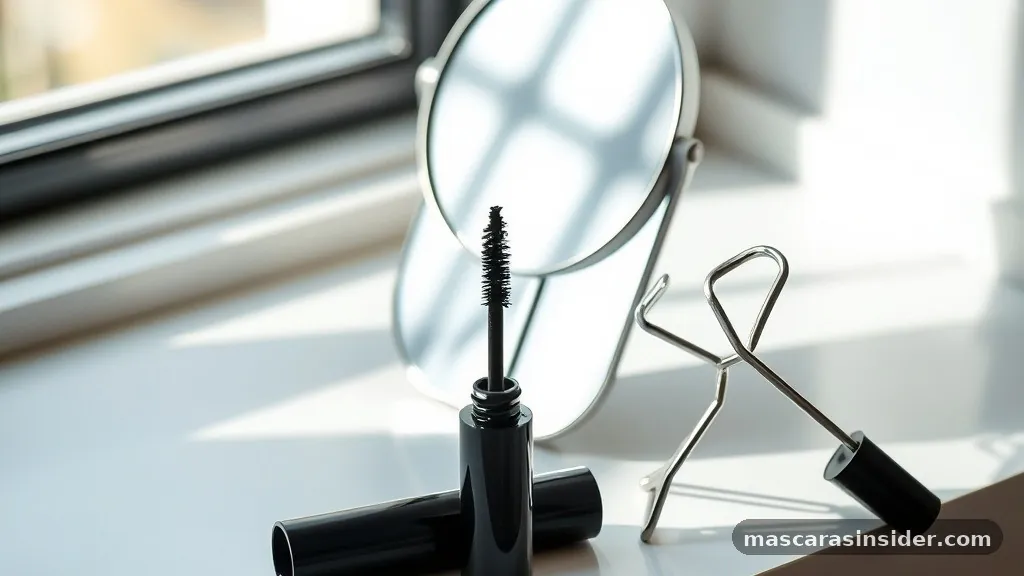 how to put mascara on