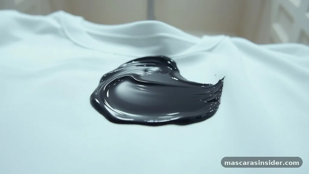 how to remove mascara from clothing