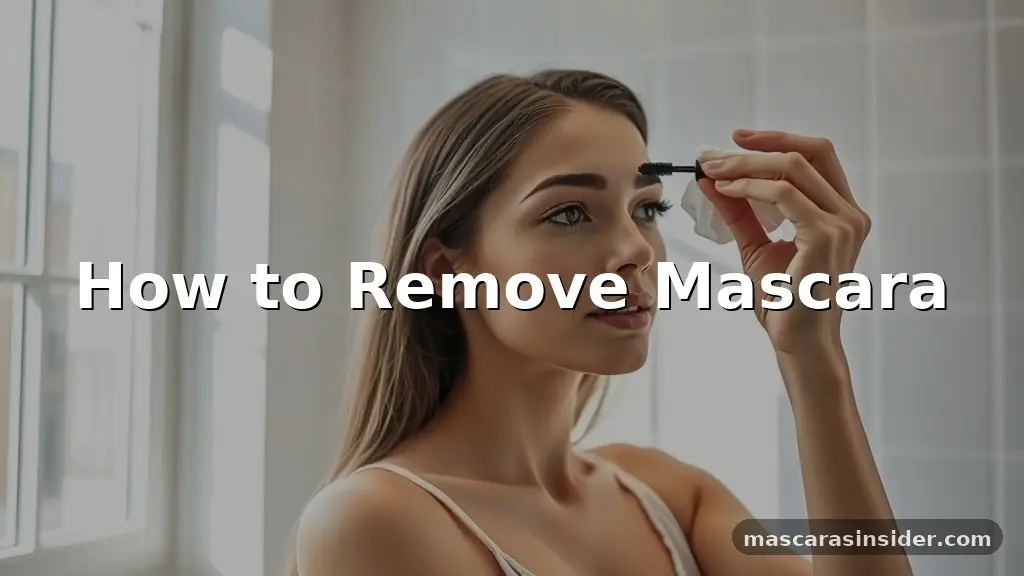 how to remove mascara