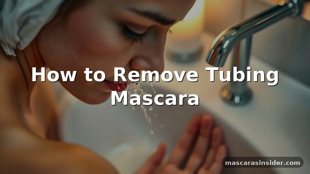 how to remove tubing mascara