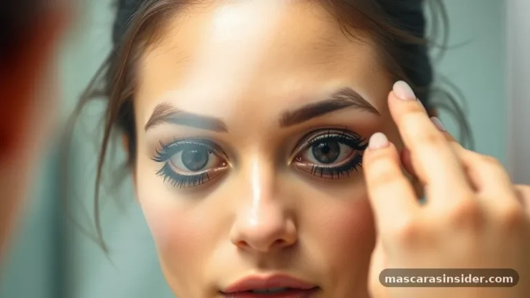 how to stop mascara from smudging under eyes