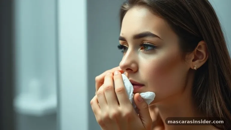 how to wash off mascara