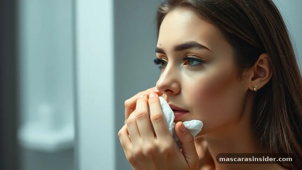 how to wash off mascara