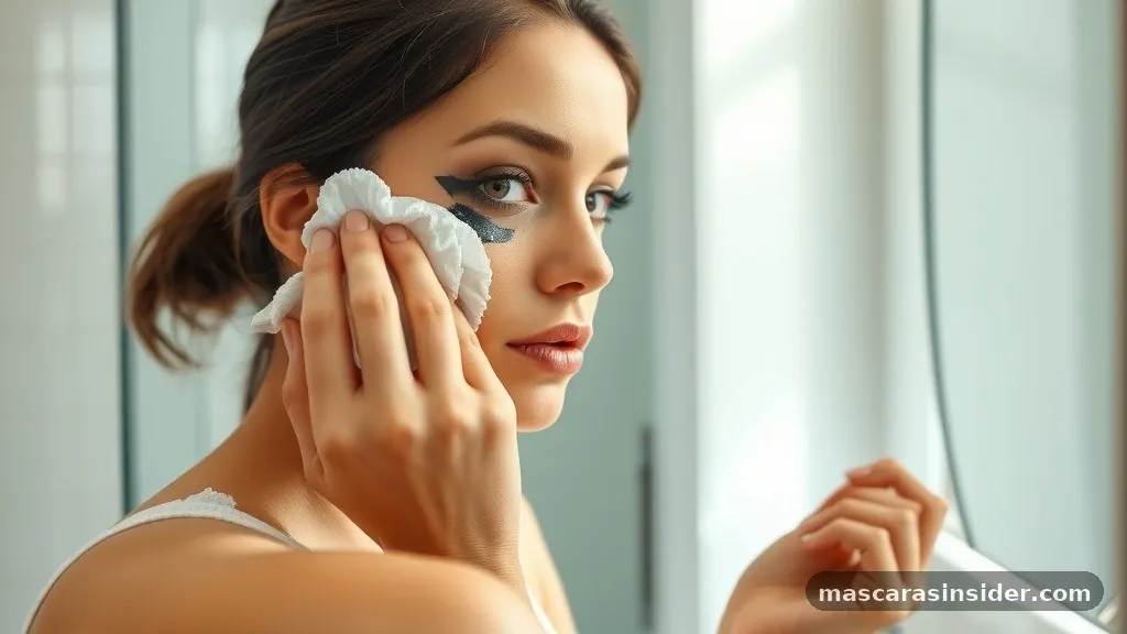 how to wash off waterproof mascara