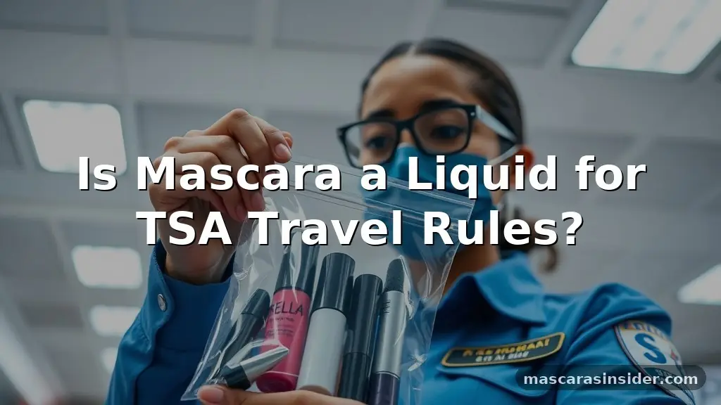 is mascara a liquid