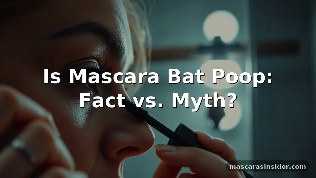 is mascara bat poop