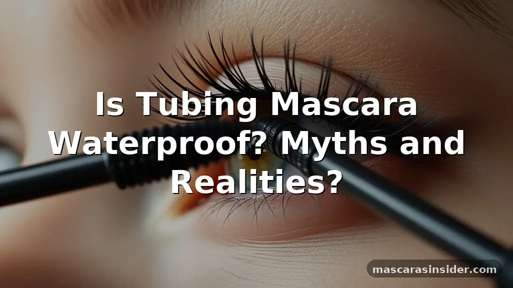 is tubing mascara waterproof