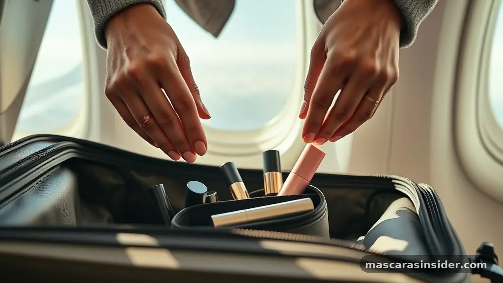 Managing Eye Makeup During Travel - is mascara a liquid tsa