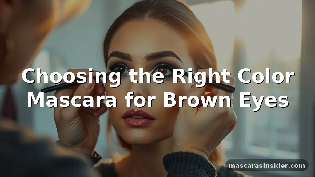 what color mascara for brown eyes
