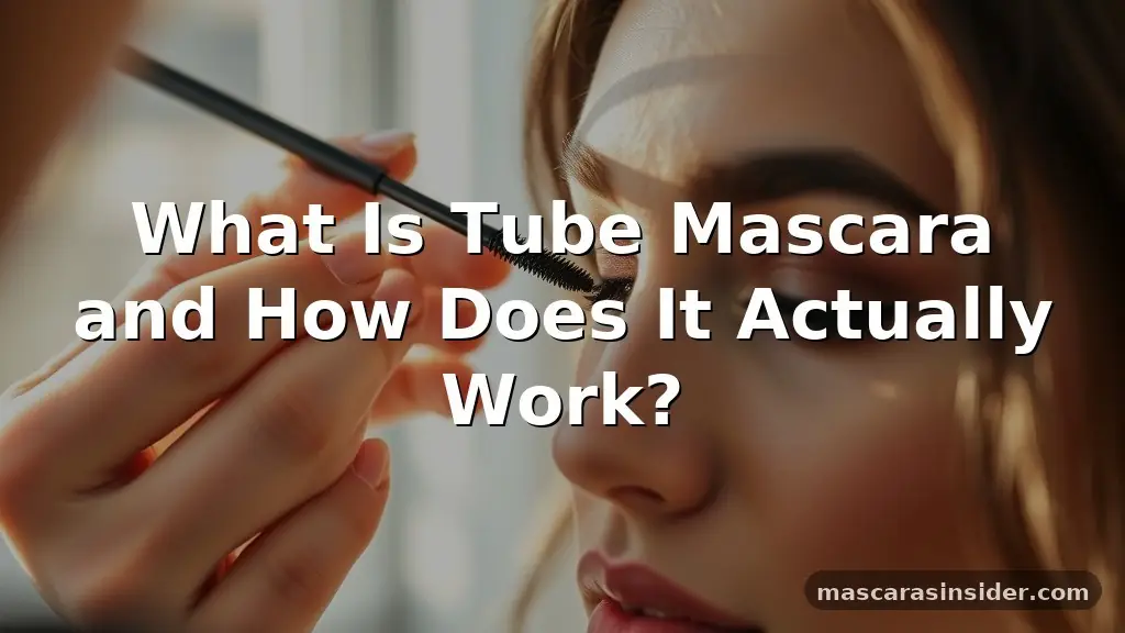 what is tube mascara