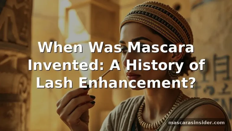 when was mascara invented