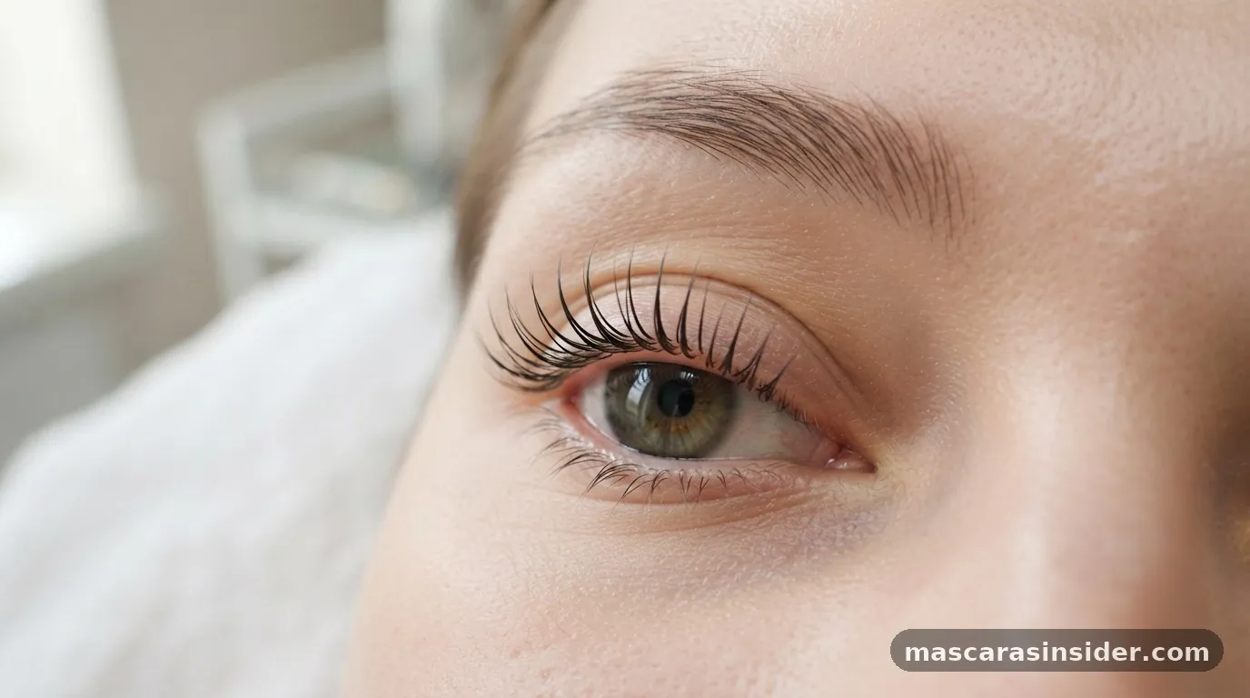 can i put mascara on my lash lift