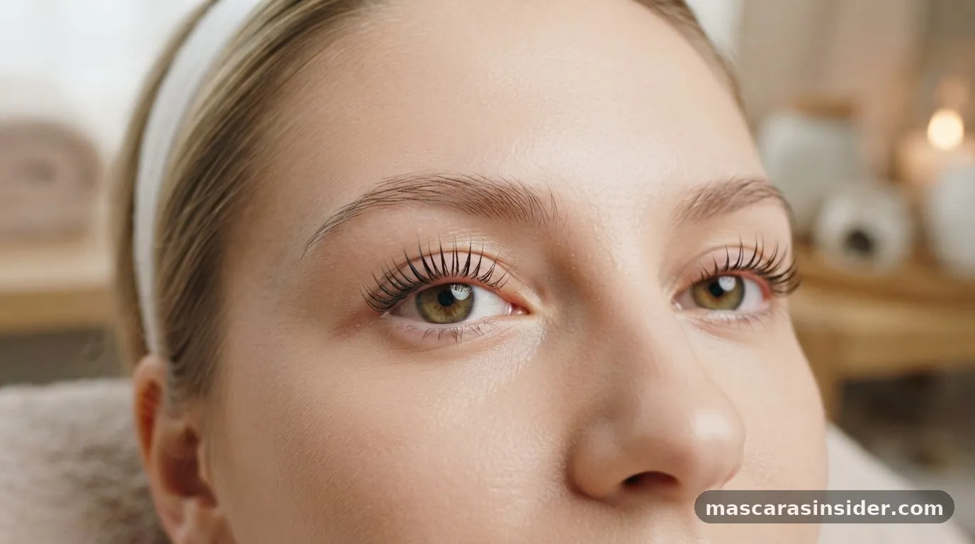 can i wear mascara with a lash lift and tint