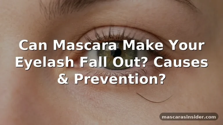 can mascara make your eyelashes fall out
