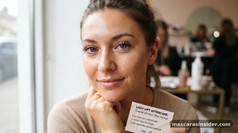 can you wear mascara after lash lift