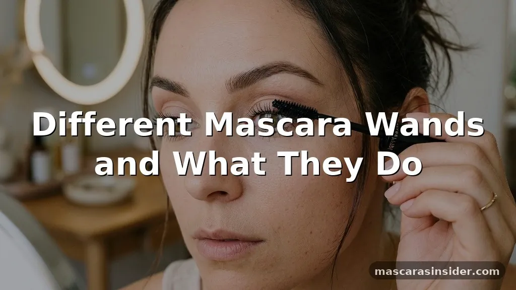 different mascara wands and what they do