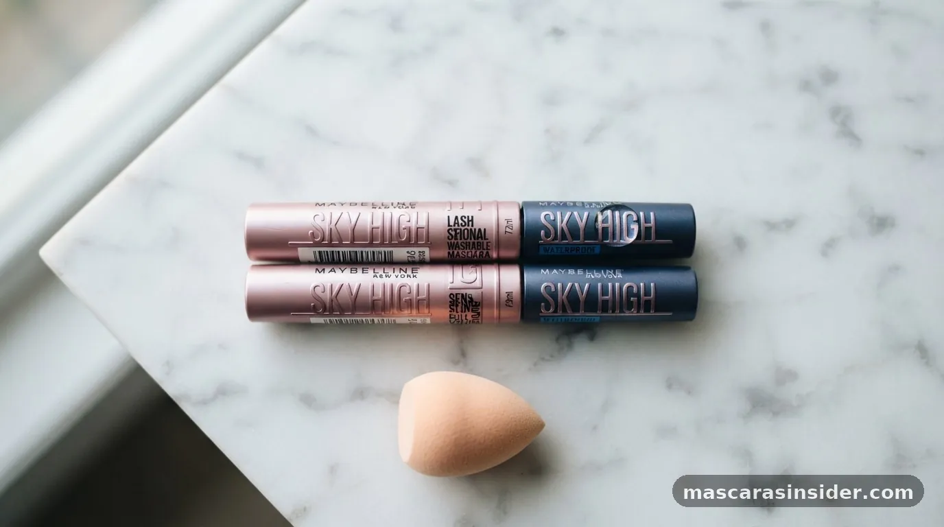 Distinguishing Between Sky High Formulas - is the sky high mascara waterproof