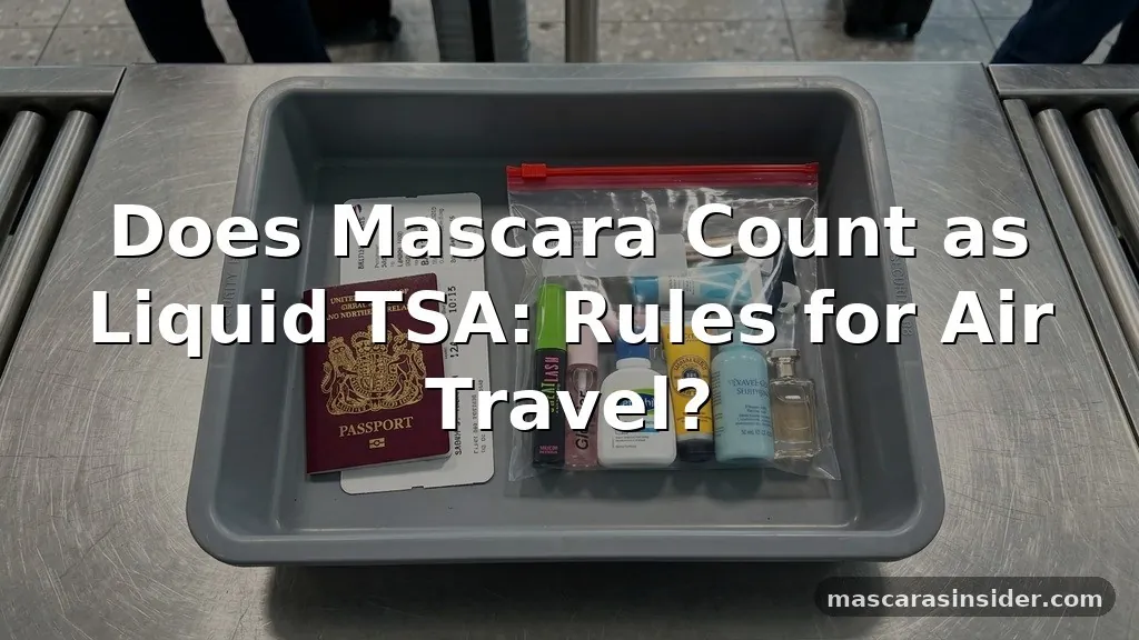 does mascara count as liquid tsa