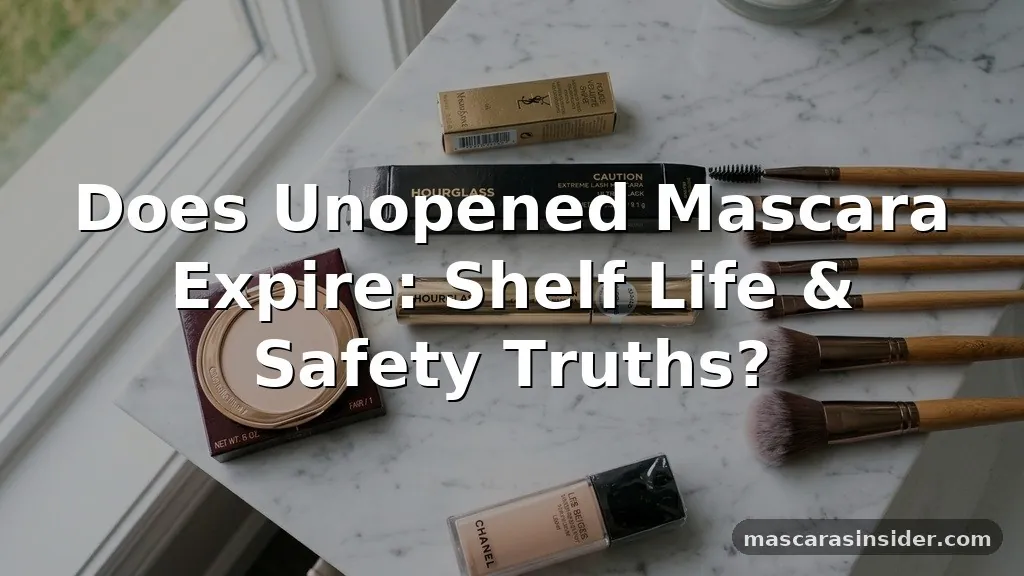 does unopened mascara expire