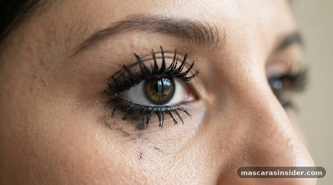does waterproof mascara smudge