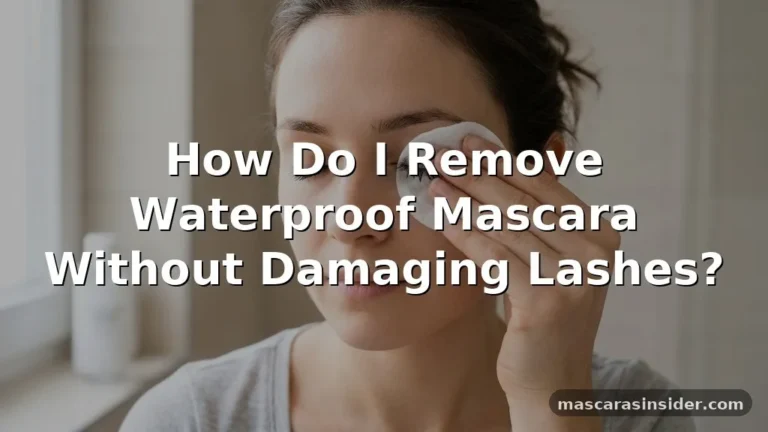 how do i remove waterproof mascara