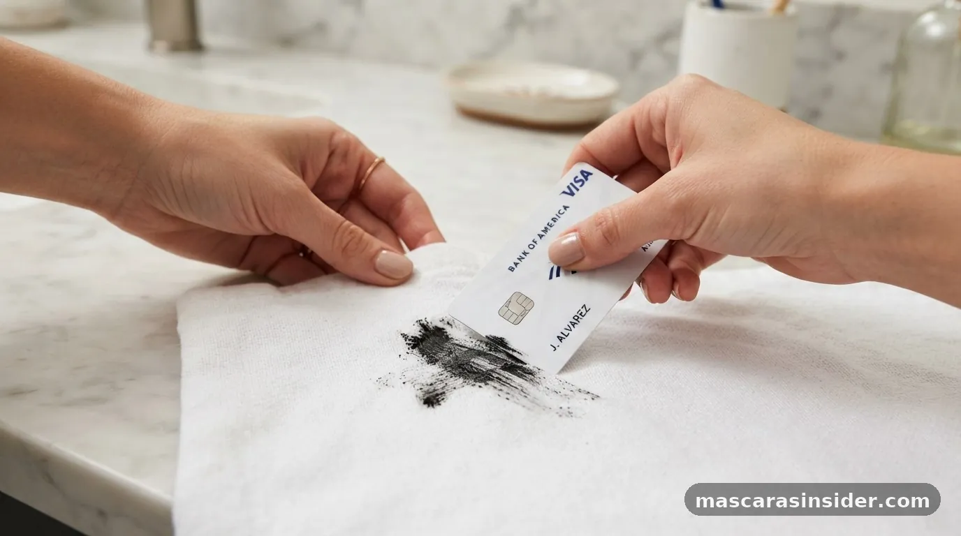 how do you get mascara out of clothes
