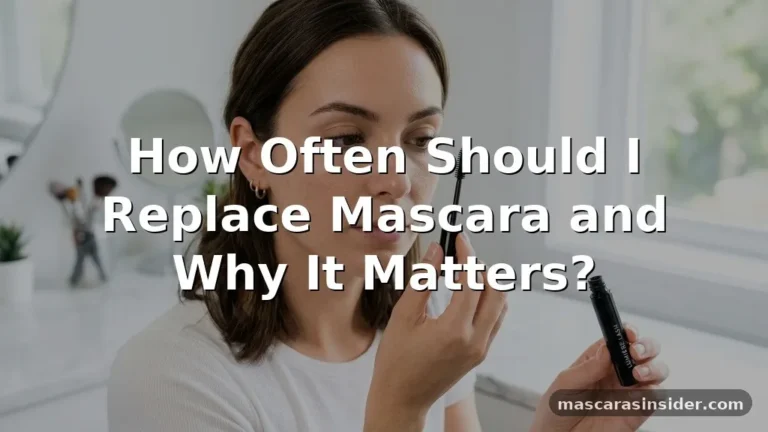 how often should i replace mascara