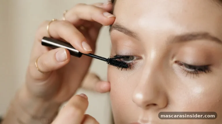 how to apply mascara to bottom lashes