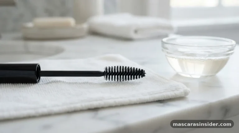 how to clean mascara wand