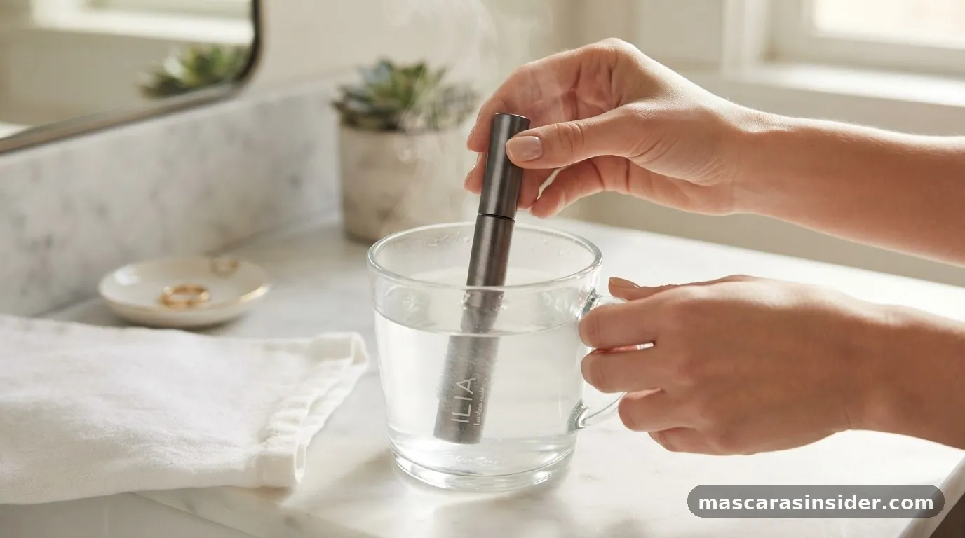 how to fix dried mascara without eye drops