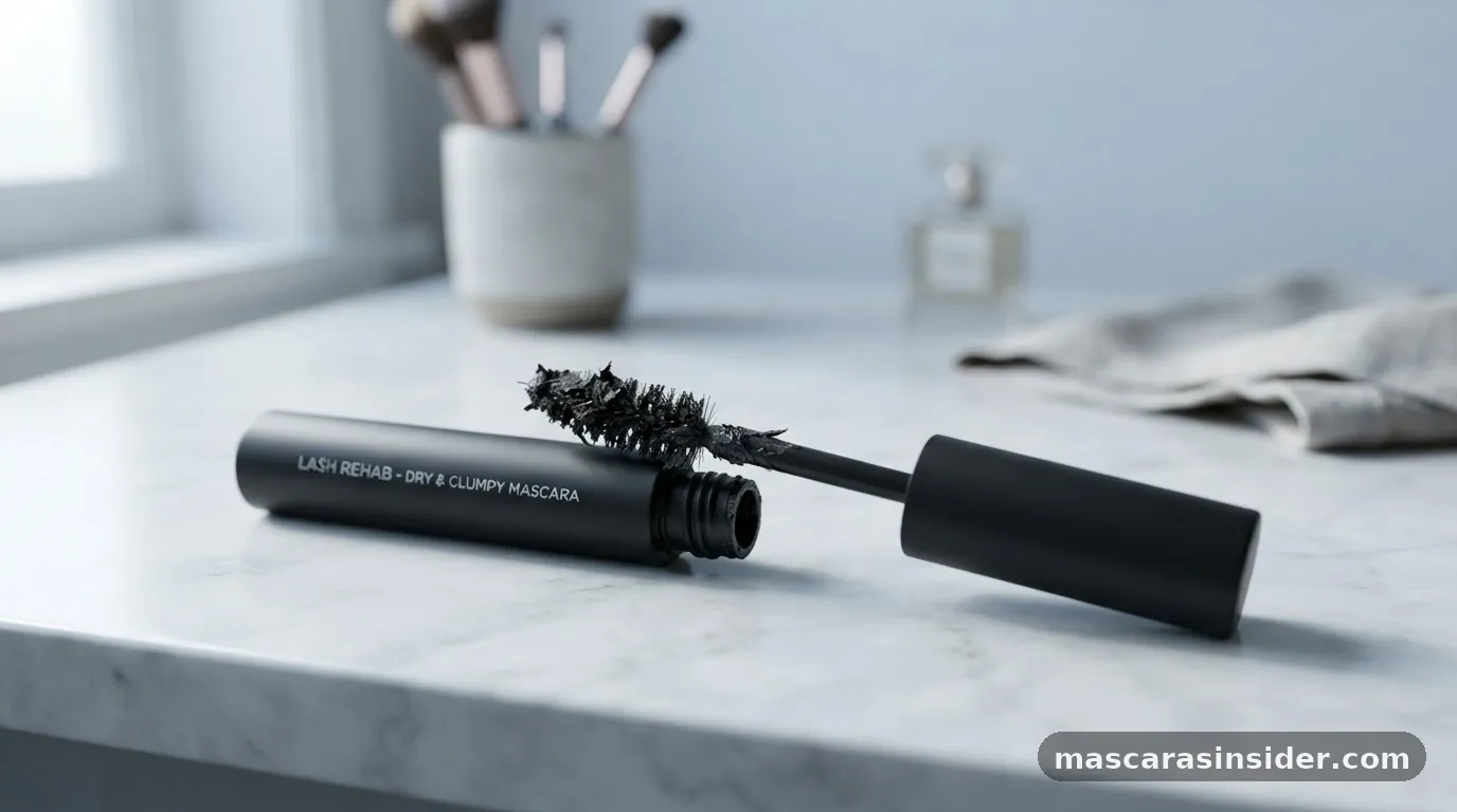 how to fix dried mascara