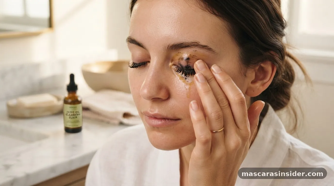 how to take mascara off without makeup remover