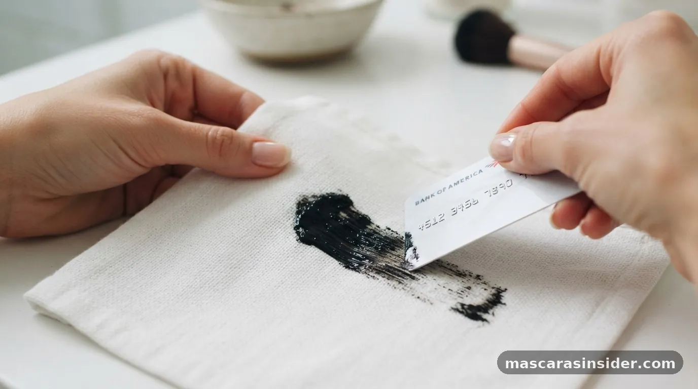 Immediate Actions to Take When Mascara Hits Fabric - how do you get mascara out of clothes