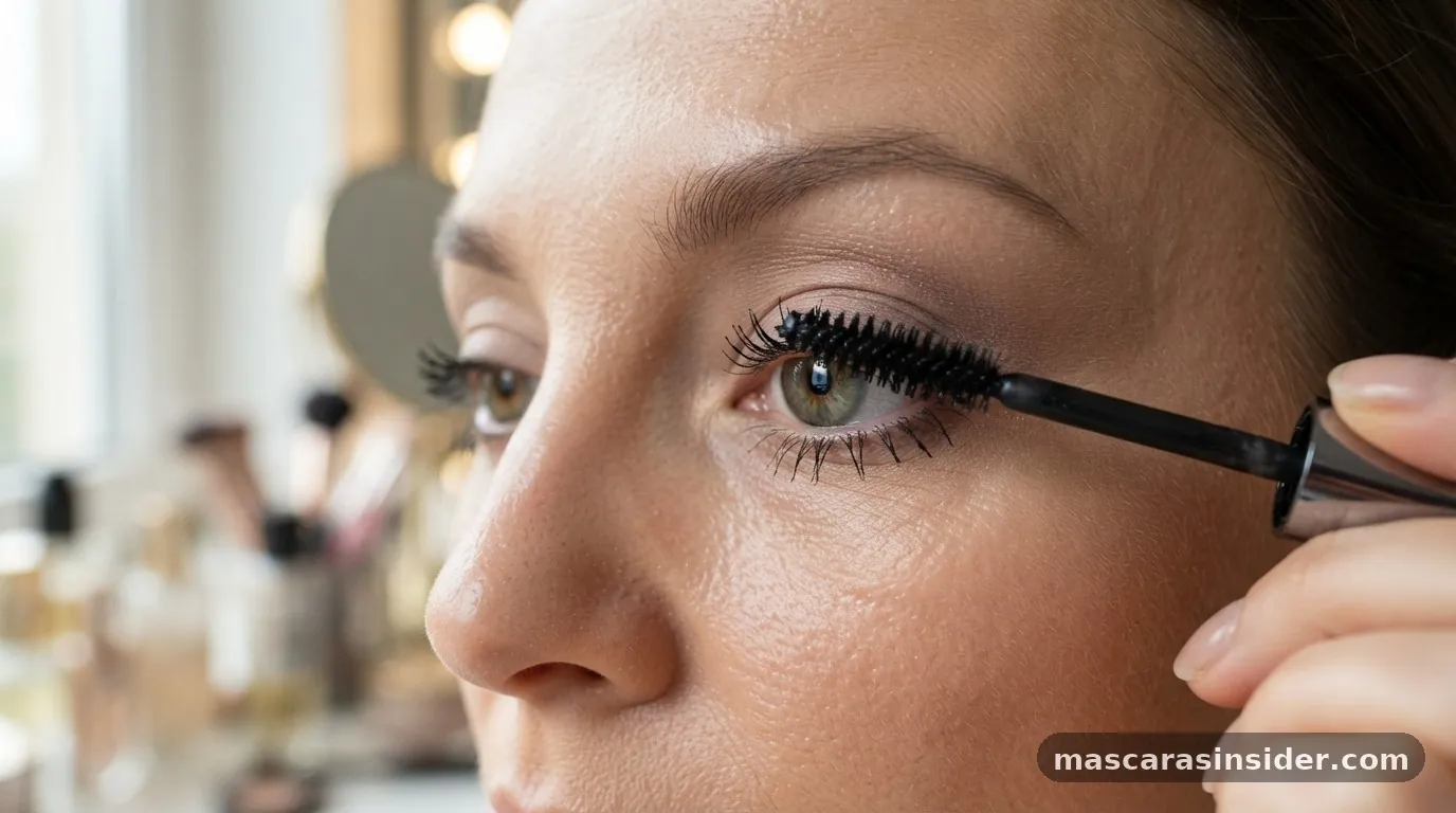 Mastering the Application Technique - how to keep mascara from clumping