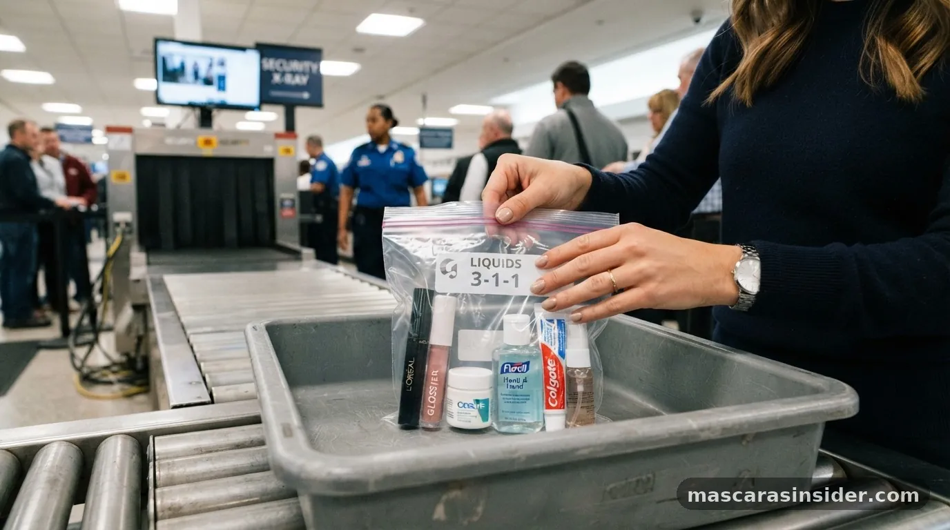 Understanding the 3-1-1 Rule for Cosmetics - is mascara considered a liquid by tsa