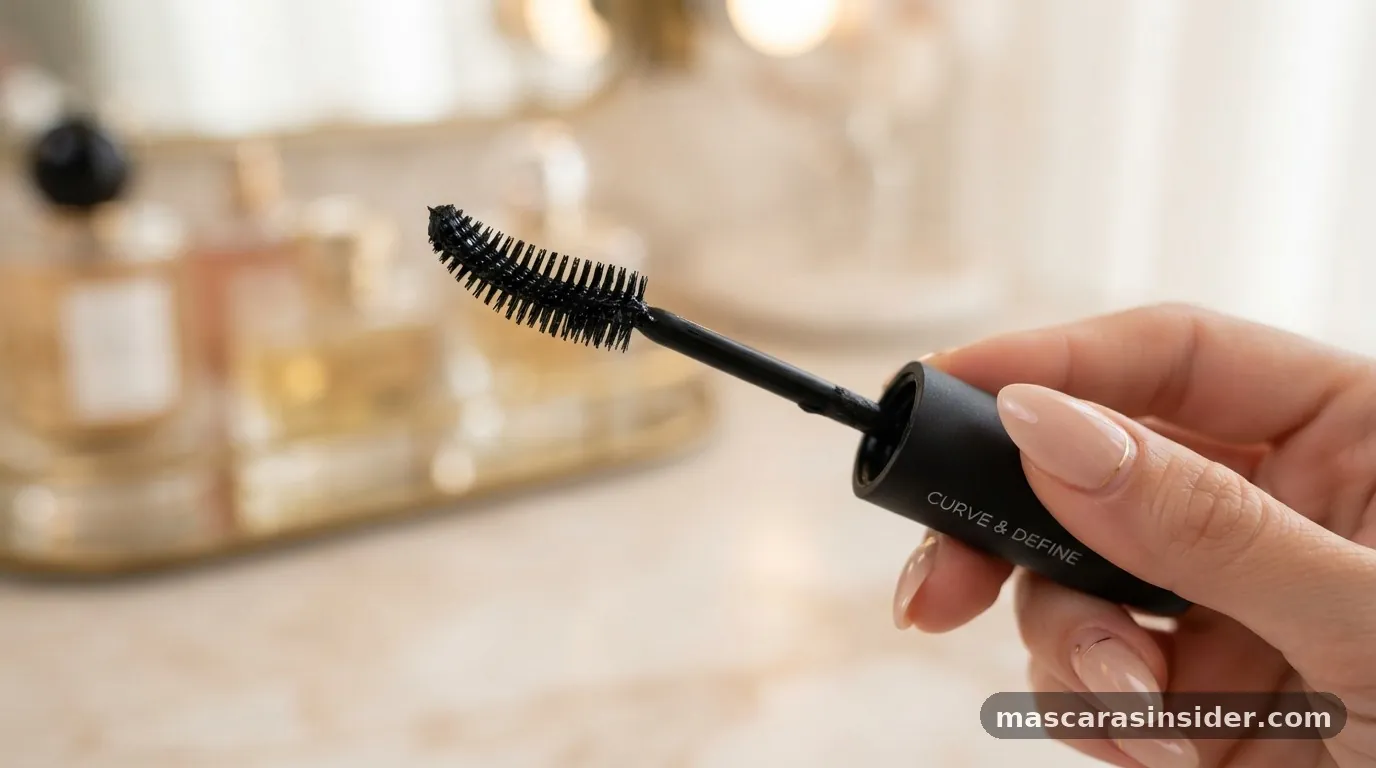 Understanding the Mechanics of a Curved Brush - how to use curved mascara wand