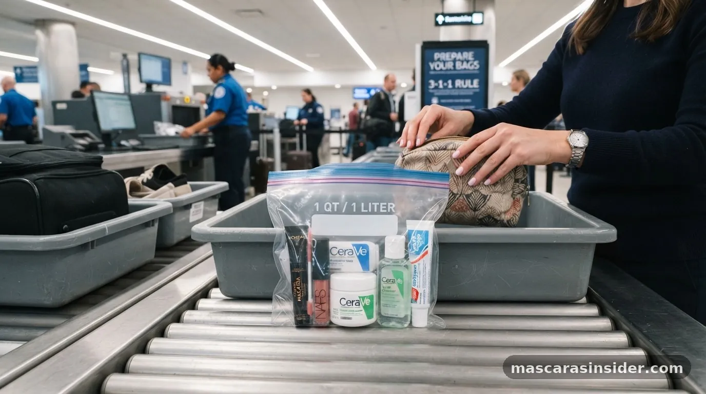 Understanding the TSA Liquid Rule for Cosmetics - does mascara have to go in liquids bag