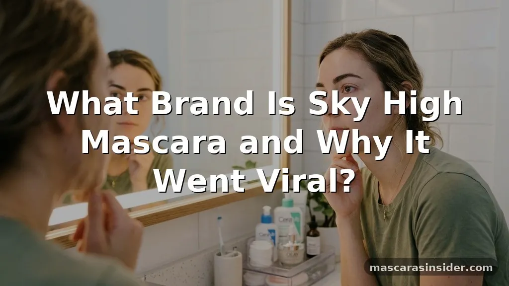 what brand is sky high mascara